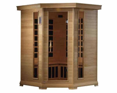 Saturn 4-5 person corner infrared sauna